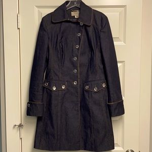 Karen Millen denim car coat size 10